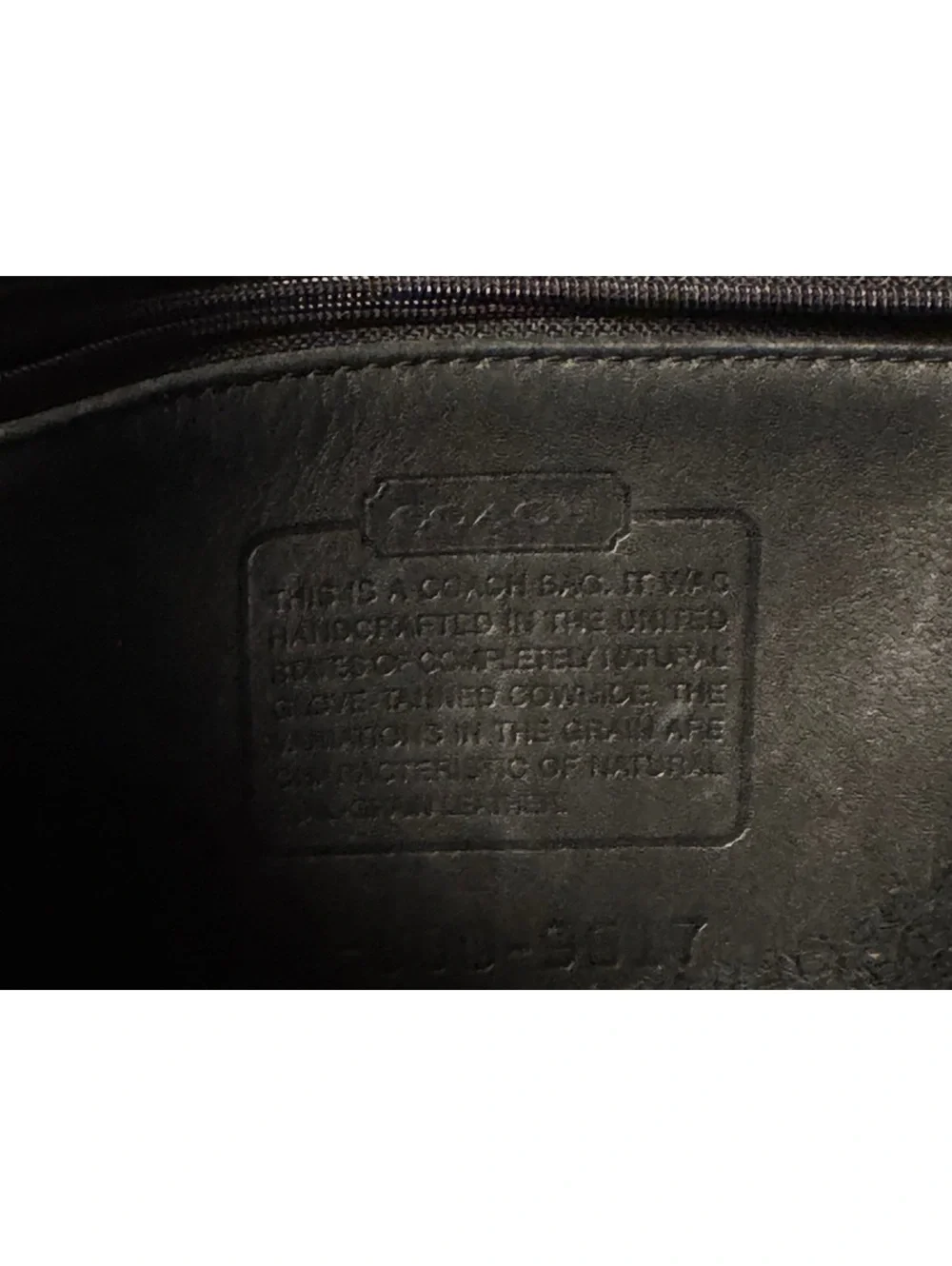 Vintage Coach 9817 Camera Bag Black Leather Crossbody USA Made Classic Minimal